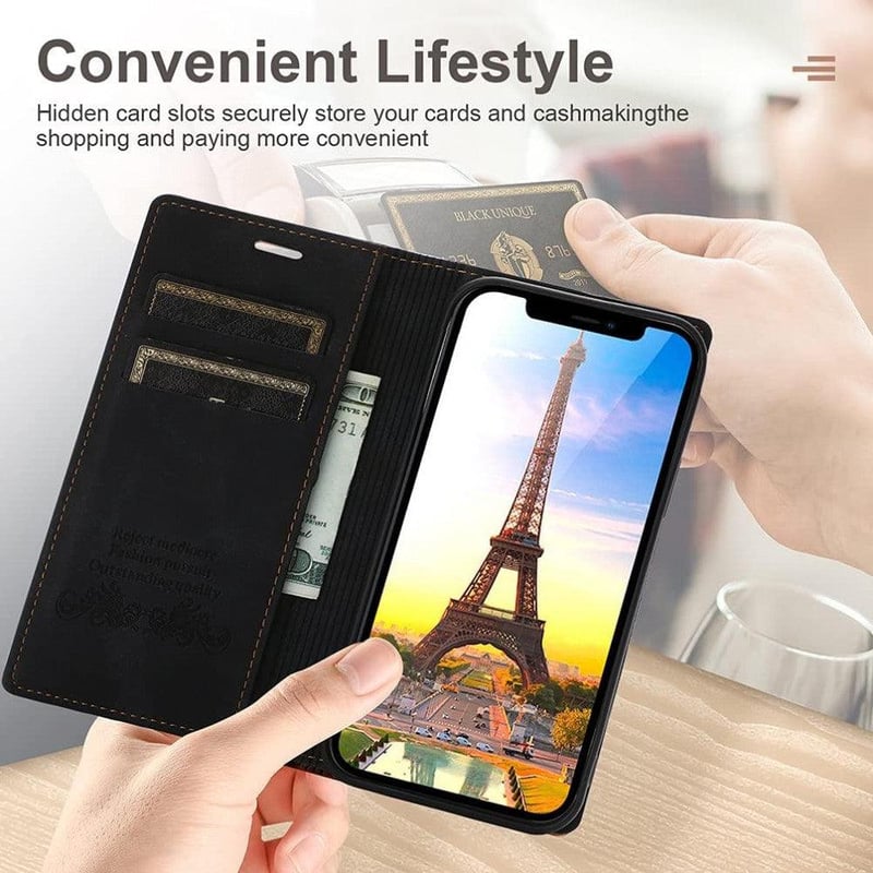Xiaomi Redmi Note 8 Retro Fekete Védőtok 2021-es Modellhez