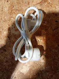 Cablu de alimentare pentru robot aspirator Xiaomi X20 Pro – Piesă de schimb originală, cablu de rețea alb cu mufă Schuko, compatibil cu funcția de mop 2