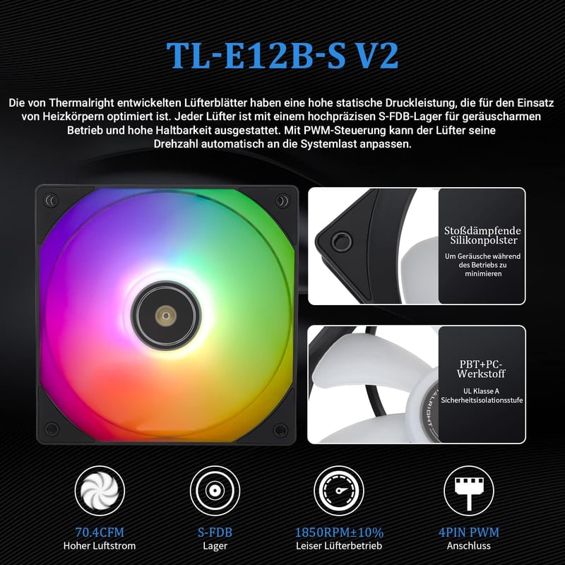 Thermalright Frozen Prism 360 Black ARGB Vízhűtéses CPU Hűtő, 120mm-es ARGB PWM Ventilátorral, AM4/AM5, Intel LGA1700/1851/1150/1151/1200/20