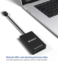 Cateck USB 3.0 XQD kártyaolvasó Sony G/M és Lexar XQD kártyákhoz 6