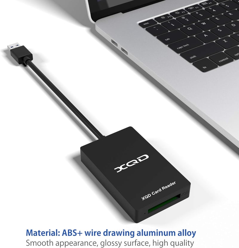 Cateck USB 3.0 XQD kártyaolvasó Sony G/M és Lexar XQD kártyákhoz