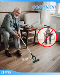 Forgatható alumínium szemétszedő csipesz 81 cm, időseknek és mozgáskorlátozottaknak 7