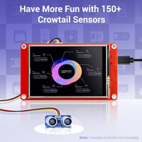 ESP32 3,5" érintőképernyős TFT LCD kijelző, 320x480 felbontású, Arduino kompatibilis 5