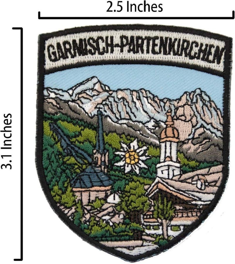 A-ONE Garmisch-Partenkirchen Jelzőpálca Szett Német Zászlóval és Bajor Jelvényekkel