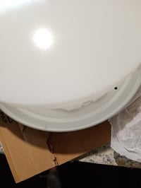 Briloner LED mennyezeti lámpa 8W 1700lm semleges fehér 4000K 29x6 cm kerek fehér — apró horpadás a burán (állapot: lásd a 2. képet) 2