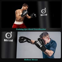 Odoland 120 cm-es üresen szállított boxzsák szett, 8 részes MMA és kickbox felszereléssel 6