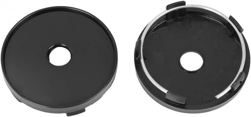 Autohaux 60mm-es fekete kerékközép kupak szett, 5 csipeszes, 4db