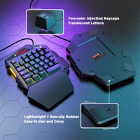 ATTACK SHARK PS4 Billentyűzet és Egér Szett - Kompatibilis PS3, PS4, Xbox One, Xbox 360, Nintendo Switch Konzolokkal - 3200 DPI RGB  5