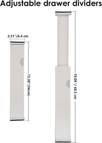 Állítható fiókrendező szett 4 db - Konyhai, hálószobai, irodai tároláshoz 2