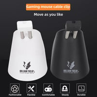 Sisyphy Gamer Egér Bungee - Fekete, 260g, Vezetéktartó 2
