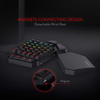 Redragon K585 DITI RGB Egykezes Mechanikus Gamer Billentyűzet, Barna Kapcsolók 5