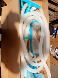 Set de întreținere piscină Intex Deluxe 28003, 5 piese, cu aspirator, perie și furtun, stare utilizată 2