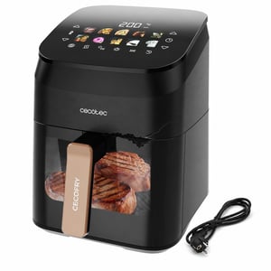Friteuză cu aer cald Cecotec Cecofry & Grill Smokin' 4500, 4,5 L — defectă, funcționează parțial: carcasă exterioară ruptă (stare: vezi imaginea 2)