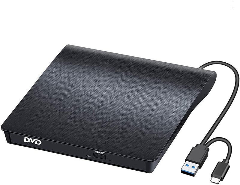 BEVA USB 3.0 és Type-C külső CD/DVD író-olvasó, hordozható - bontott