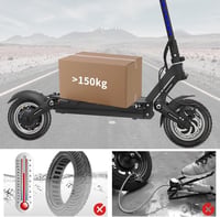 Dexian 10x2.75-6.5 Tubeless Gumiabroncs Speedway 5 és Dualtron 3 Elektromos Rollerekhez 7