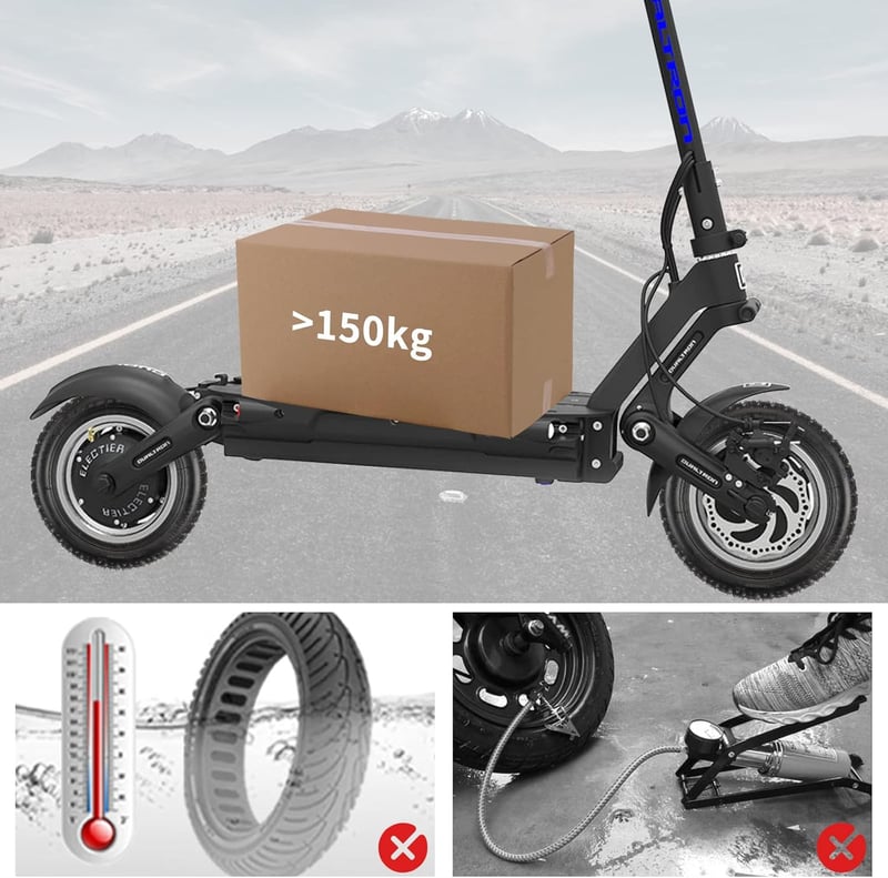 Dexian 10x2.75-6.5 Tubeless Gumiabroncs Speedway 5 és Dualtron 3 Elektromos Rollerekhez