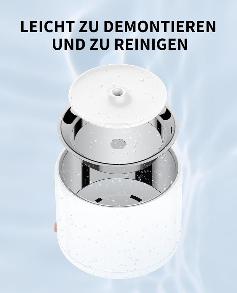 PETKIT Okos LED-es Automata Ivókút Kutyáknak és Macskáknak - Csendes Pumpa, Tartalék Akkumulátor