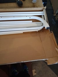 edihome Dvostruki stalak za odjeću s policom za cipele, metalni, bijeli, 110x150x54 cm, dvorazinski stalak za organizaciju odjeće s policom za obuću 2