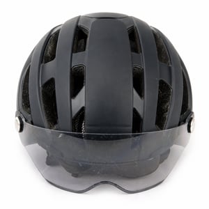 Cască de ciclism Uvex Finale Visor cu vizieră integrată, negru mat, circumferință cap 52-57 cm, pentru ciclism urban, utilizată