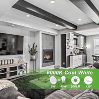 Dimmelhető 5W LED Süllyesztett Lámpa - Ultravékony, IP44, Nappali Fehér 7