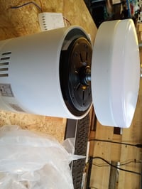 Mimotec Energy LED stropni ventilator — neispravan, djelomično radi: neispravan LED, iskrivljena osovina ventilatora (stanje: vidi 2. sliku) 3