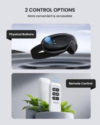RENPHO Eyeris 1 Szemmaszírozó Készülék Melegítéssel - Bluetooth Zenével, Távirányítóval, Migrén Enyhítésre, Szemfáradtság és Száraz Szem Ell 9
