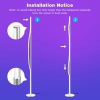 Fortand WiFi RGBCW LED Állólámpa - 16 Millió Szín, Távirányítóval, Alexa/Google Home Kompatibilis, Tompítható Saroklámpa Zene Módokkal, Ezüs 7