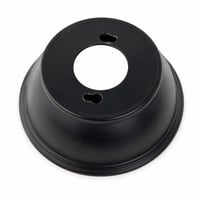 Suport de montare pe tavan pentru ventilator cu LED Mimotec, negru, pentru palete retractabile, pentru ventilator cu lampă și motor DC 1