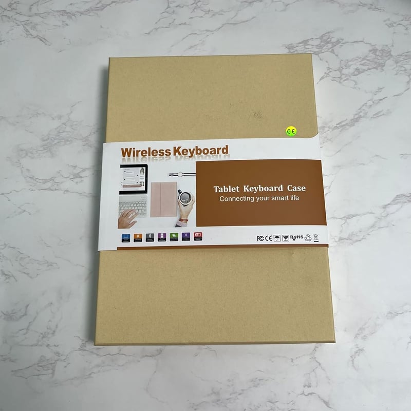 iPad 10. generációs billentyűzetes tok, KBCASE spanyol Bluetooth billentyűzettel és ceruzatartóval