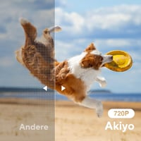 AKIYO O1 Mini Projektor 1080P Támogatással, 15000L Fényerő, 250" Képméret, ±50° Keystone, 50% Zoom, Okostelefonhoz, TV Stickhez Kompatibilis 2