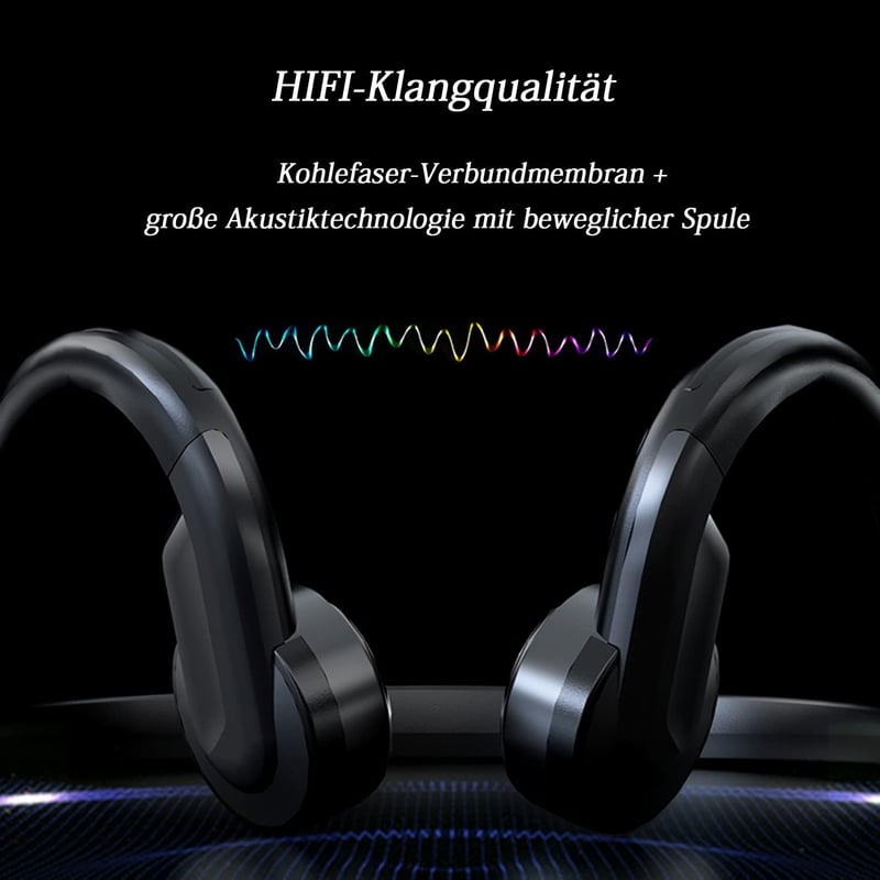 Sumeber vezetékes csontvezető sport fülhallgató, vízálló, mikrofonos, USB-C