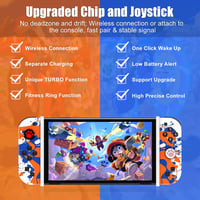 Bonacell vezeték nélküli kontroller Nintendo Switch-hez, Turbo és Gyro funkcióval 2