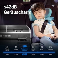 AAOBOSI 115L Kompresszoros Hűtőbox WiFi Vezérléssel - Autós Hűtőláda -20°C-ig, 12/24V és 100-240V Tápellátással, USB Csatlakozással Kempinge 7
