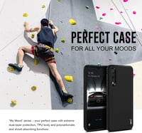 BEZ Páncél Tok Samsung Galaxy A50 / A30s Telefonhoz - Dupla Rétegű Ütésálló Védőtok Emelt Peremmel, Fekete 2