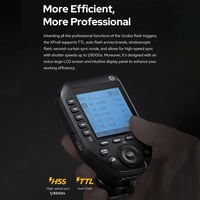 Godox XPROII-S Vezeték Nélküli Vaku Kioldó Sony Kamerákhoz - 2.4G TTL Autoflash, 1/8000s HSS, 32 Csatorna, App Vezérlés, Nagy LCD Kijelző 4