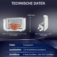 Citroen Jumper, Fiat Ducato, Peugeot Boxer bal oldali tükör irányjelző, átlátszó lencsével (2006+) 5
