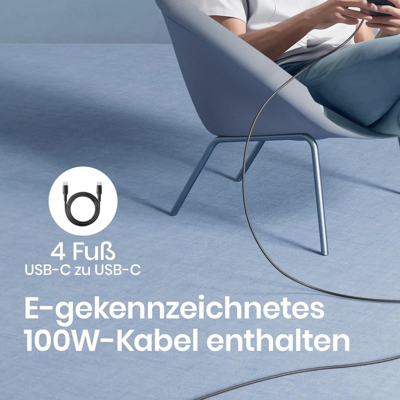 INIU 65W GaN II USB-C gyorstöltő, 2 portos, MacBook, iPhone, Galaxy kompatibilis
