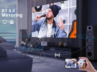 XGIMI 4K WiFi mini projektor, Android 11, 10000 lumen, 150" képernyő, forgatható 7