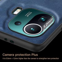 Xiaomi Mi 11 Pro Prémium Bőrhatású TPU Védőtok 5