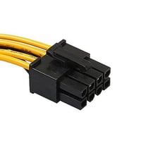 LeHang 4db 15 tűs SATA-PCI-E videokártya tápkábel elosztó, 15 cm 2
