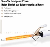 Reyke 9 mm Mini Hajgöndörítő - Professzionális Kerámia Hajsütővas 120-220°C, 30 mp Gyors Felfűtés, Állítható Hőmérséklet, Kesztyűvel és Hajc 5