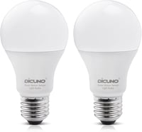 DiCUNO E27 LED Izzó Mozgásérzékelővel - 12W=100W, 1100LM, Meleg Fehér 3000K, 360° Radar Szenzor, Energiatakarékos, Beltéri-Kültéri, 2db Szet 9