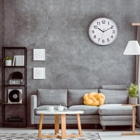 Plumeet 25cm Hangtalan Króm Falióra - Dekoratív Kvarcóra Otthonra, Irodába 7