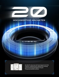 LISEN MagSafe Mágneses Autós Telefontartó - Erős N55 Mágnesekkel iPhone 15/14/13/12-höz 3