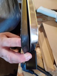 Grătar electric de masă Tristar BP-2667 Slim M, 46x26 cm, placă antiaderentă, detașabil — mică lovitură pe colț (stare: vezi a 2-a fotografie) 2