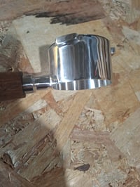 JOEFREX Fenék Nélküli Portafilter 51 mm Delonghi Dedica EC680 EC685 EC885 kompatibilis Diófa Rozsdamentes Acél Szűrőtartó Kávé Kiegészítő 4