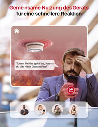 X-Sense WiFi-s Füst és Szénmonoxid Érzékelő, Cserélhető Elemmel, 2-in-1 Intelligens Kombinált Detektor, X-Sense Home Biztonsági Applikációva 6