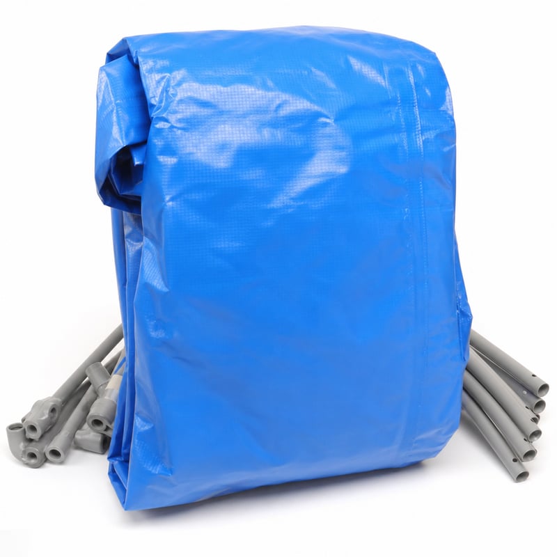 Piscină dreptunghiulară cu cadru metalic Intex 220x150x60 cm, albastră, utilizată, piscină de grădină pentru adulți și copii, cu cadru metalic, ușor de montat