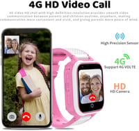 Gyerek 4G GPS okosóra videohívással, játékokkal - vízálló, SOS funkcióval 1