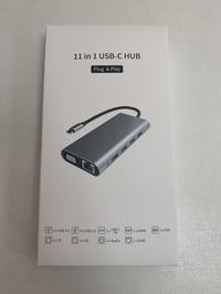 11 az 1-ben USB-C Hub MacBookhoz: 4K HDMI, VGA, Ethernet, Kártyaolvasó 9